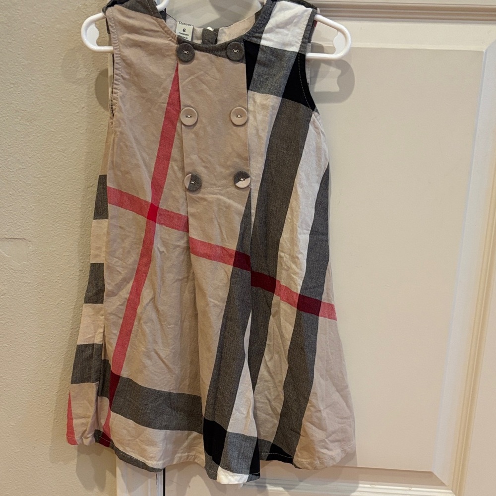 Girls Plaid Dress 4-6